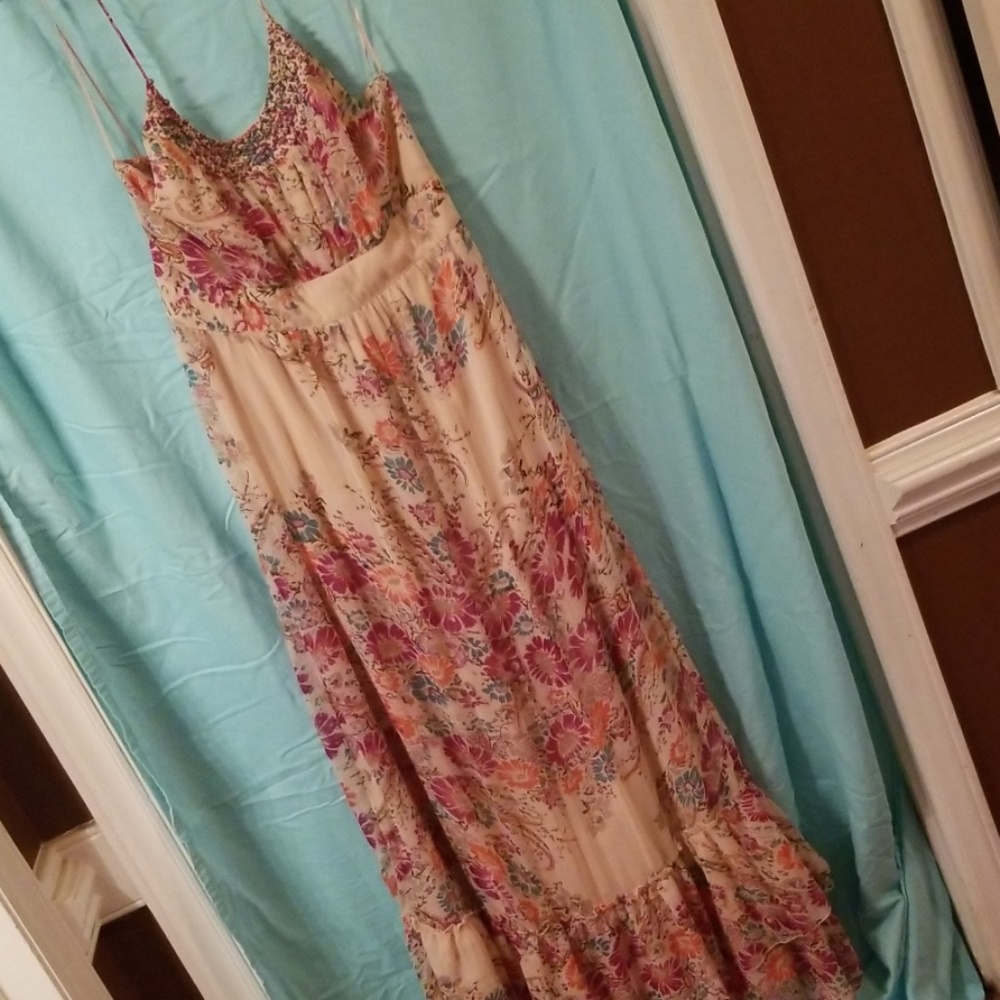 Halter Empire Waist Maxi Dress